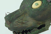 UEA 599 - Peru, Piura valley, Vicus: Moche style Head-dress ornament in the form of a fox