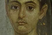 UEA 326 - Mummy-portrait of a youth, Egypt
