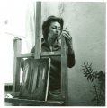 Remedios Varo at her Easel, Mexico, 1963 