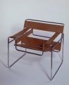 Wassily chair, a replica (1969) of the original of 1925